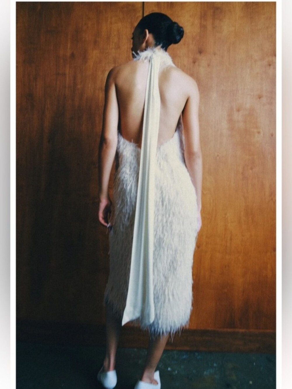 Zara fringe halter dress midi - Picture 5 of 15